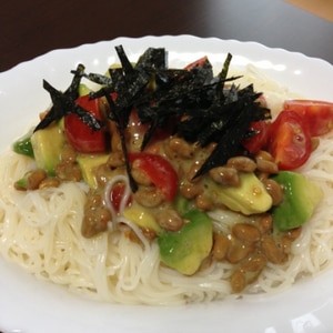 絶対負けない！ＮＥＶＥＲ！ネバ素麺(ﾉ｀･Д･)ﾉ